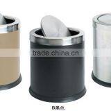 Stainless Steel Swing Lid Waste Bin thumbnail-3
