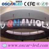 HD P6mm Arc Curve Advertising Video LED Display Hot Sale Led Video Wall Display Advertising LED Screen Curve Led Display Board