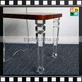 2016 Special Designed Transparent Clear Acrylic Restaurant Dining Chair With Wood Seat thumbnail-4