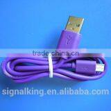 Factory Wholesales UL Certified Colorful Micro USB Cable Wires And Cables Electrics USB Charger Cable For Smart Phone 50CM thumbnail-2