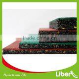 Red Green Color Differen Thickness Rubber Tile Floor Mat for Outdoor Playground Quality Choice thumbnail-2