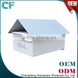 New Style Wrought Galvanized Free Standing Waterproof Letterbox thumbnail-5