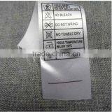 White Printed Satin Labels for Clothing thumbnail-1