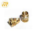 Customized Precision Knurled Brass Nut, Small Copper Nuts