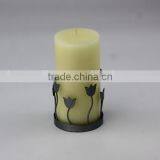 Large White Tall Pillar Candles thumbnail-2