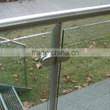 Glass Stainless Steel Glass Clamp Post for Stairs and Railing thumbnail-3