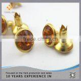 New Products Gold Brass Crystal Rivet thumbnail-3
