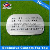 Zinc Alloy,Metal Material and Tag Type Metal Luggage Tag Engraving Keychain Tags thumbnail-6