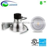 UL Energy Star 8 inch commercial 18w cob led downlight 1500-1600 LM with 5 years warranty