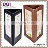 Waterproof Gear Ring Folder / Triple Booklet Wood Wine Holder /a-frame Tent Table Stand thumbnail-3