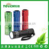 9 LED Flashlight Mini LED Flashlight Promotion Gift AAA Battery thumbnail-1