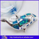 Many Designs !!! 925 Sterling Silver Black Opal Necklaces Big Animal Frog Pendant thumbnail-3