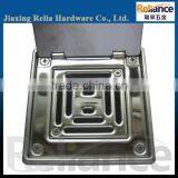 SS304 Stainless Steel Bathroom Floor Drain With Plastic Outlet