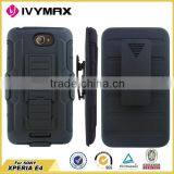 Holster Robot Combo Case for Sony E4 3 Piece Case Wholesale