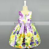 Wholesale Latest Modern Baby Girls Dresses Cute Western Children Kid Dress Royal Blue Sleeveless Tutu Summer Party Wear 2016 thumbnail-3