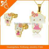 Premier Design With Different Flower Clover Stainless Steel Necklace And Jewelry Sets thumbnail-4