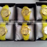 Vogue watch colorful men classic watches china silicone watch