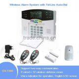 Wireless Intruder Alarm System With Tel Line and Auto Dial