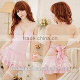 New Sexy Pink Women 's Babydoll Sleep Dress Gift Nightwear Lingerie thumbnail-1