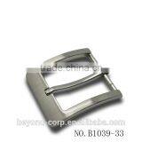 Low Price Men's 33mm Square Shape Nickel-brush Flat Pin Buckle