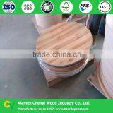 melamine faced chipboard table small round with edge banding