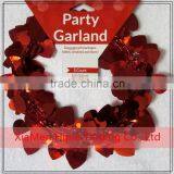 8 Foot Long Valentines Holographic Foil Heart Garland thumbnail-5