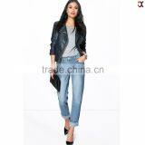 Ladies Cotton Jeans Designs Custom Jeans Wholesale Jeans Pant Design(JXA029) thumbnail-1
