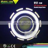 Factory Direct Wholesale Item U12 12-80V 15W LED Projector Lamp With Devil Eye Quality Choice thumbnail-5