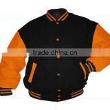 Men's Leather Bomber Jacket