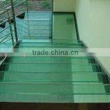 High Quality Clear Tempered Float Glass Glass Stairs Prices thumbnail-1