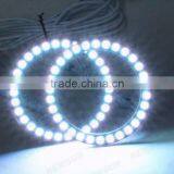 Colorful Change 80mm Led Rgb Angel Eyes RGB Multi-Color LED 5050SMD Headlight for All Car Motors LED Angel Eyes Kits SMD thumbnail-4