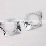 Front Fog Light Lamp Cover Trim 2 Pcs ABS Chrome For Triton L200 2015 Accessories thumbnail-1