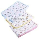 Cartoon Printed Cotton Terry Waterproof Diaper / Custom Urinal Mats