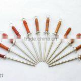 12PCS High Carbon Steel Rod Knife Sharpener for Butcher Cleaver thumbnail-1