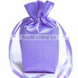 6x9 Lavender Hair Extension Packaging Bags With Drawstring Close