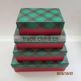 Rectangular Elegant Paper Gift Box Set With Ribbon thumbnail-5