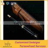 Luxury Pen Case Genuine Leather Pen Pouch