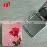 Promotion Pu Fold Compact Mirror,Make-up Mirror Professional
