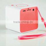M-0322 Mini Square Portable Bluetooth Speaker With Hands-free Call Function + SD Card Slot thumbnail-6