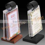 a5 Wooden Menu Holder /a5 Wooden Menu Rack/ a5 Menu Stand thumbnail-6
