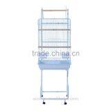 Pawhut 58" White Garden Decor Metal Bird Cage thumbnail-2