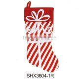 Printed Christmas stocking for decoration