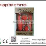 Fashion 3d Metal Wire Puzzle iq Metal Jigsaw Puzzle Cast Metal Puzzles