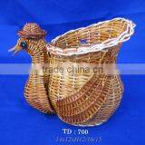 Rooster Pen Rattan Holder, Beautiful Rattan Basket From Vietnam thumbnail-1