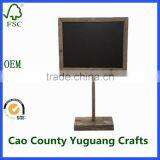 Wood Home Welcome Signs Wooden Chalkboard Sign With Base thumbnail-4