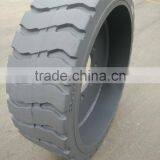 Genie Scissor Lift Platform Wheel Solid Tire With Rims Wheel 22x7x17 3/4 thumbnail-2