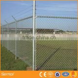 football field diamond chain link wire mesh fence