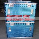 Hospital Disinfection Basket of Aluminum Alloy. Steriliztion Container thumbnail-1