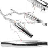 Chrome Two Side Exhaust Muffler for Honda CMX250 Rebel 250 1985-2014 86 96 06 08 thumbnail-6