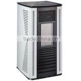 Wood Pellet Burning Heating Stove White Glass Double Door Pelletstoves 2016 thumbnail-1